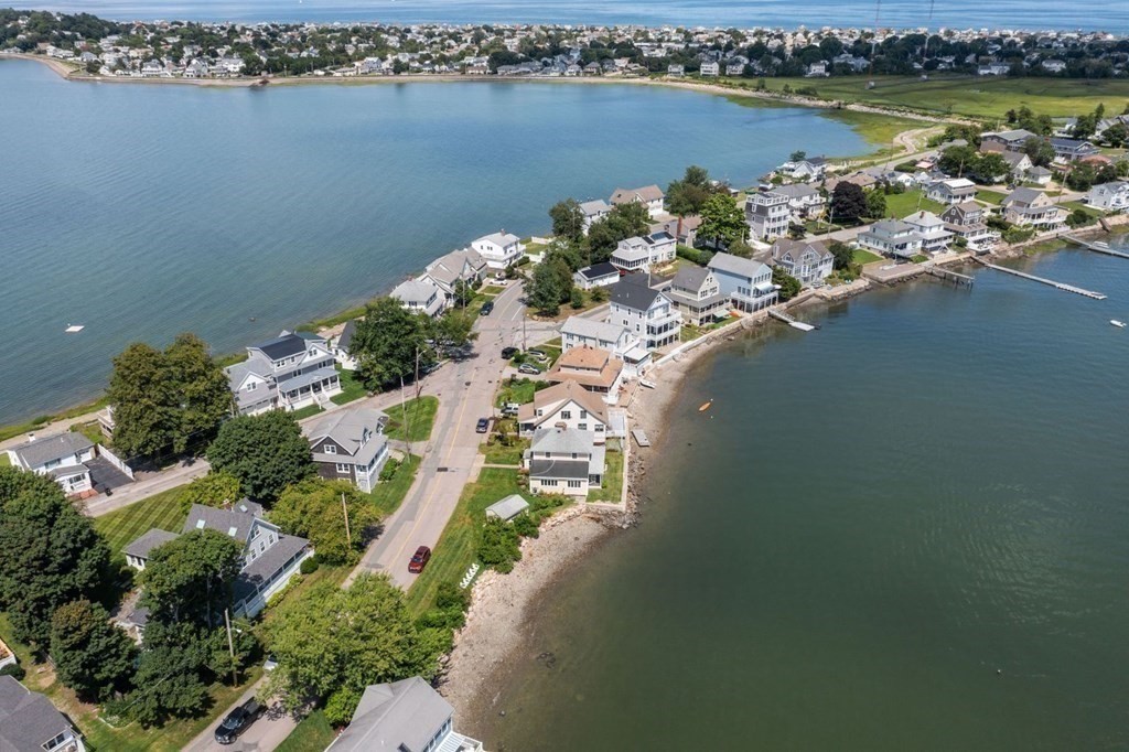 225 Nantasket Road Hull, MA 02045 - Photo 31 of 40 an aerial view of a houses with ocean view