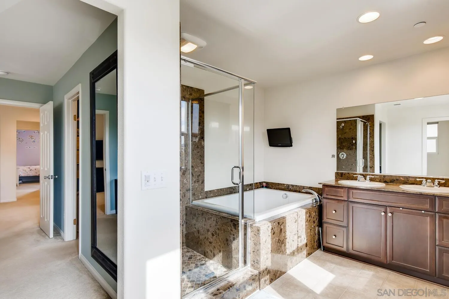 1223 Mason Road Chula Vista, CA 91913 - Photo 15 of 24 a bathroom with a tub sink and mirror
