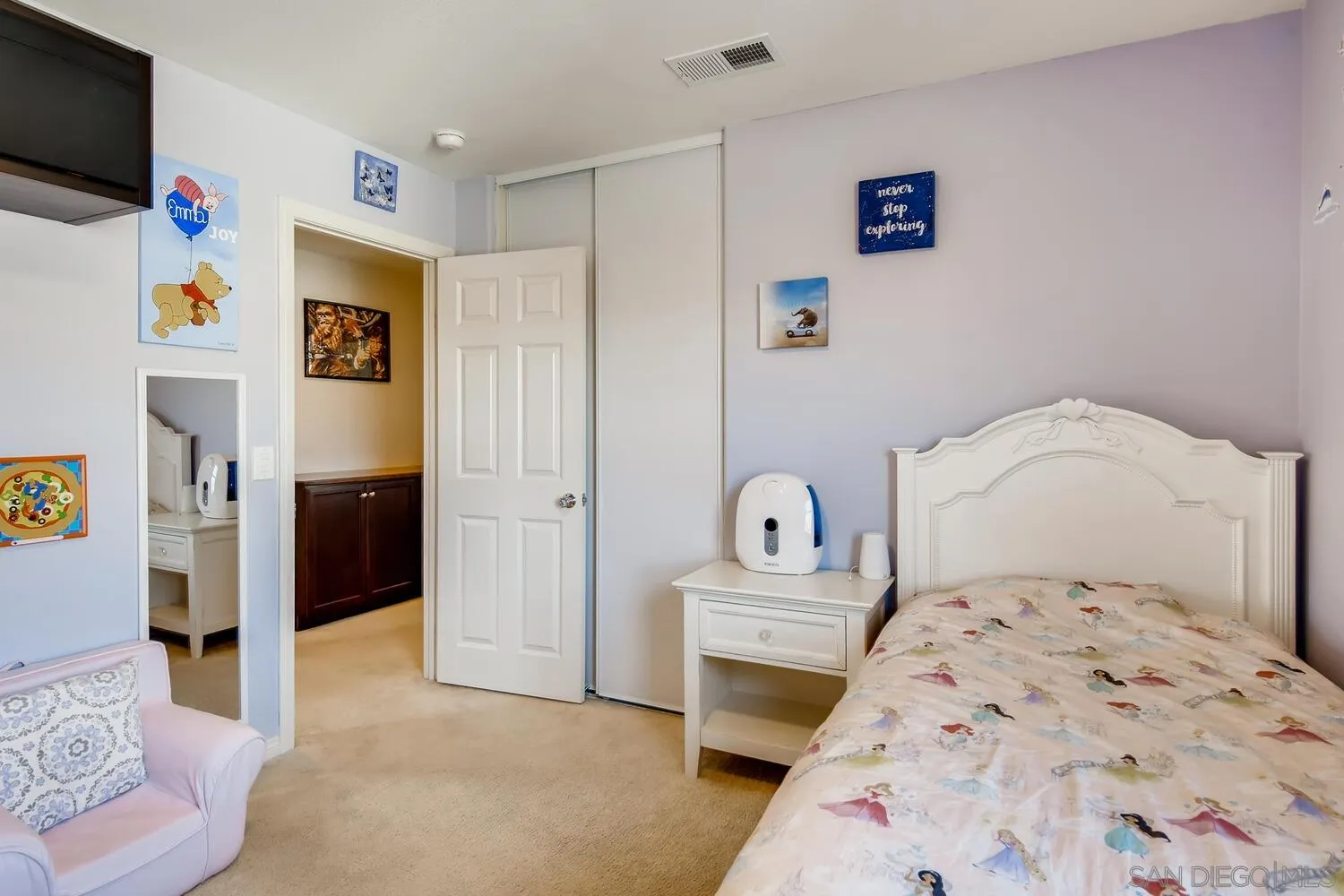 1223 Mason Road Chula Vista, CA 91913 - Photo 18 of 24 a bedroom with a bed and a television