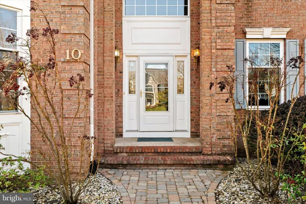 a front view of a house with a window