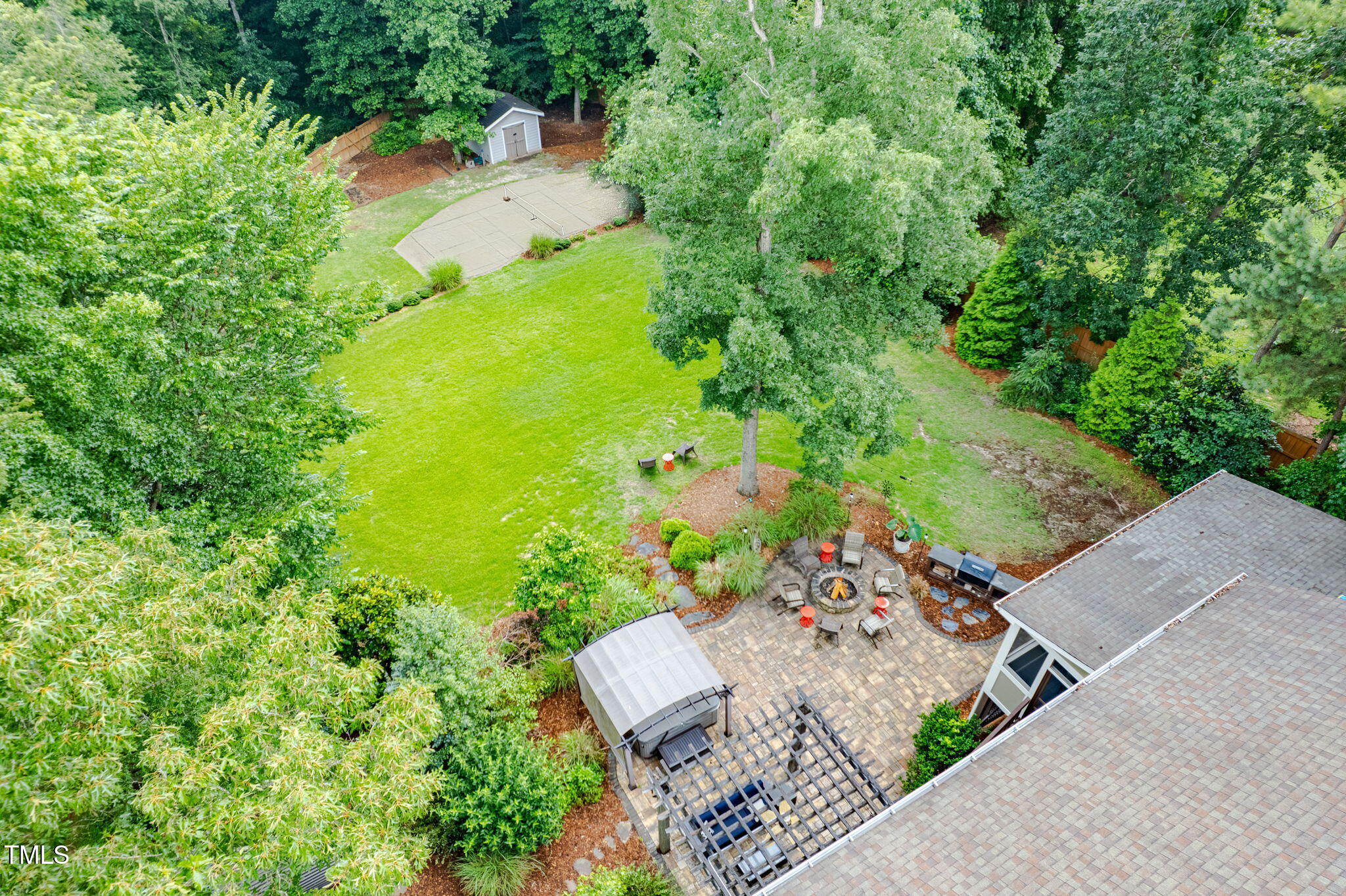 218 Inwood Forest Drive Raleigh, NC 27603 - Photo 76 of 83 88-web-or-mls-218 Inwood Forest - aerial