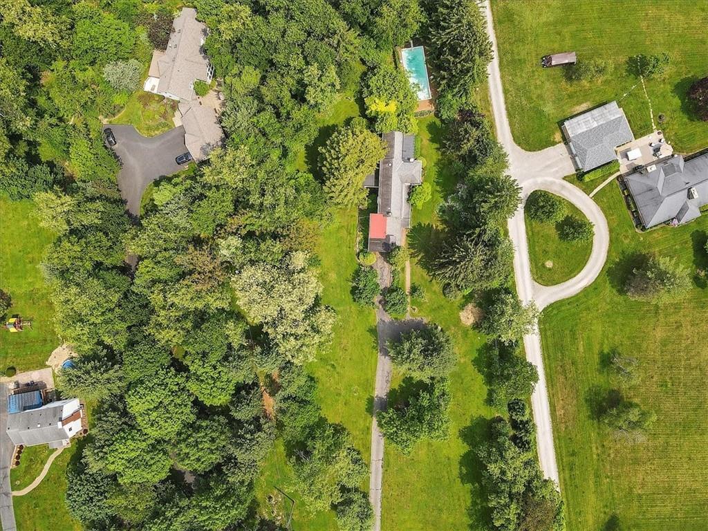 870 Field Club Road Pittsburgh, PA 15238 - Photo 2 of 19 an aerial view of residential house with outdoor space and swimming pool