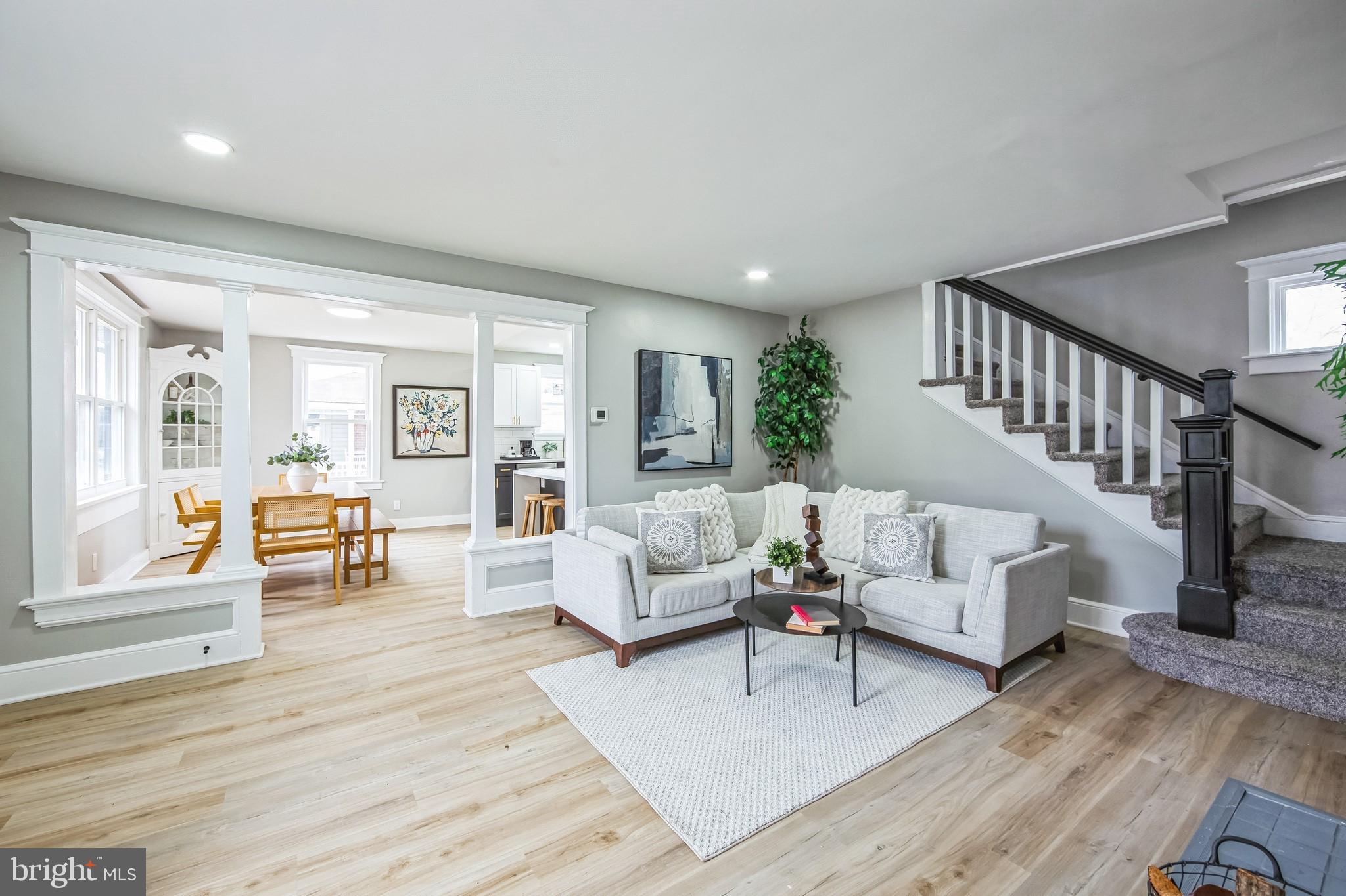 409 Neck Road Burlington, NJ 08016 - Photo 3 of 27 a living room with furniture and wooden floor