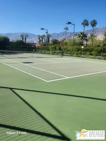 a view of a tennis court