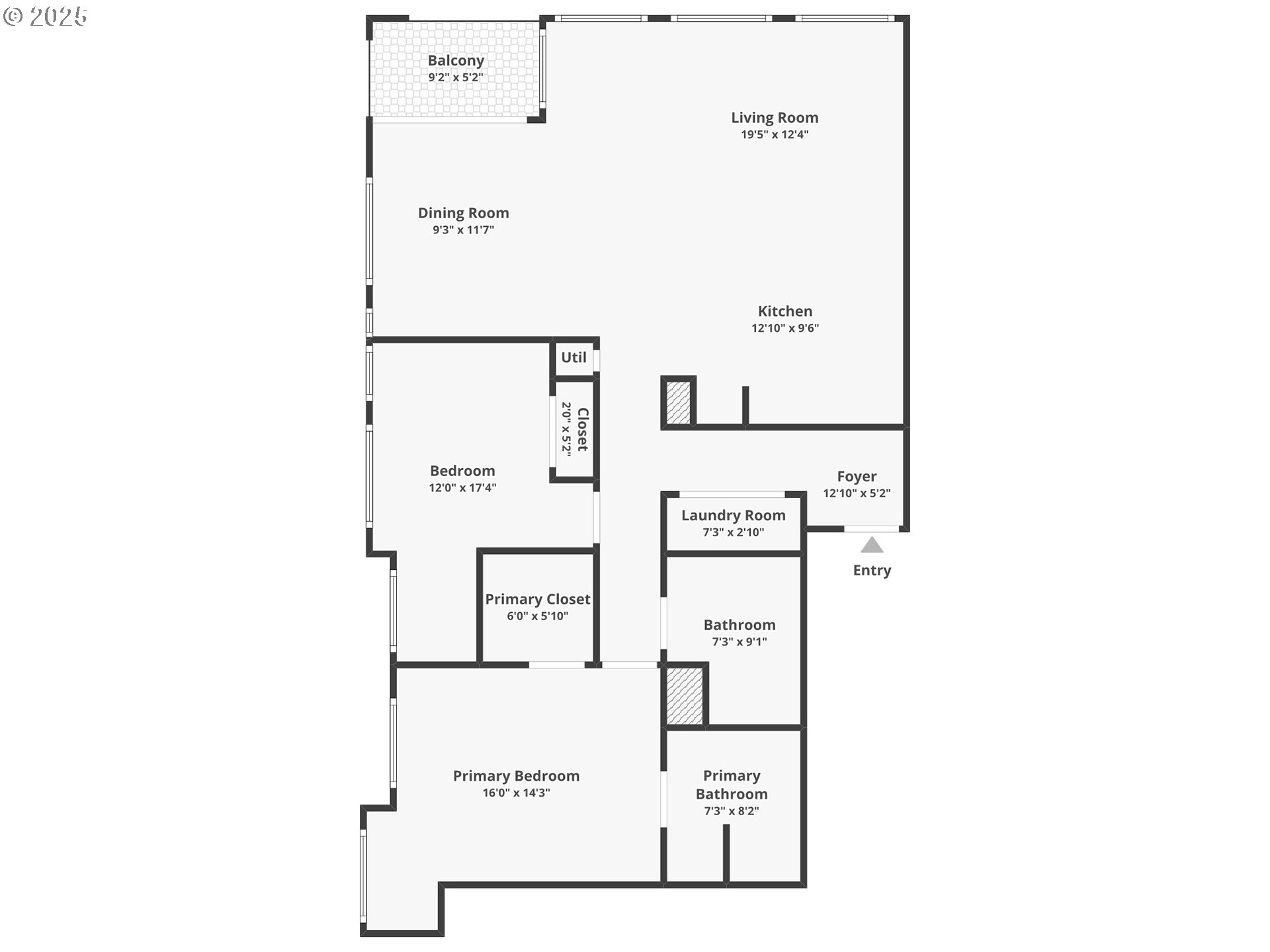 700 Washington Street, Unit 1020 Vancouver, WA 98660 - Photo 25 of 25 Floor Plan