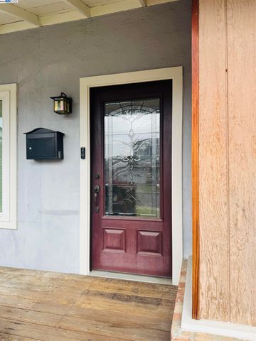 a view of a door of the house