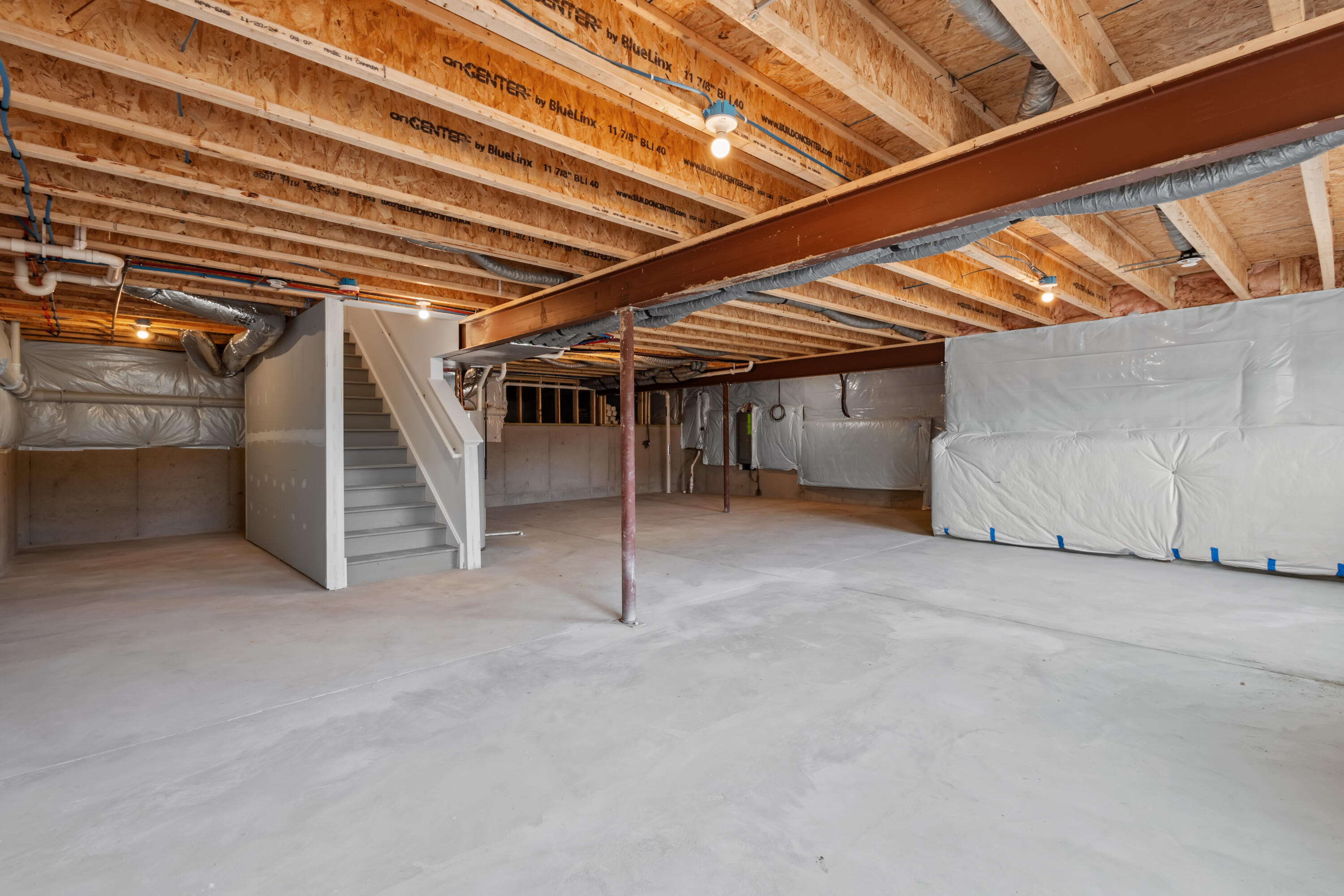 7486 East 116th Place Crown Point, IN 46307 - Photo 21 of 25 a view of under construction room and staircase