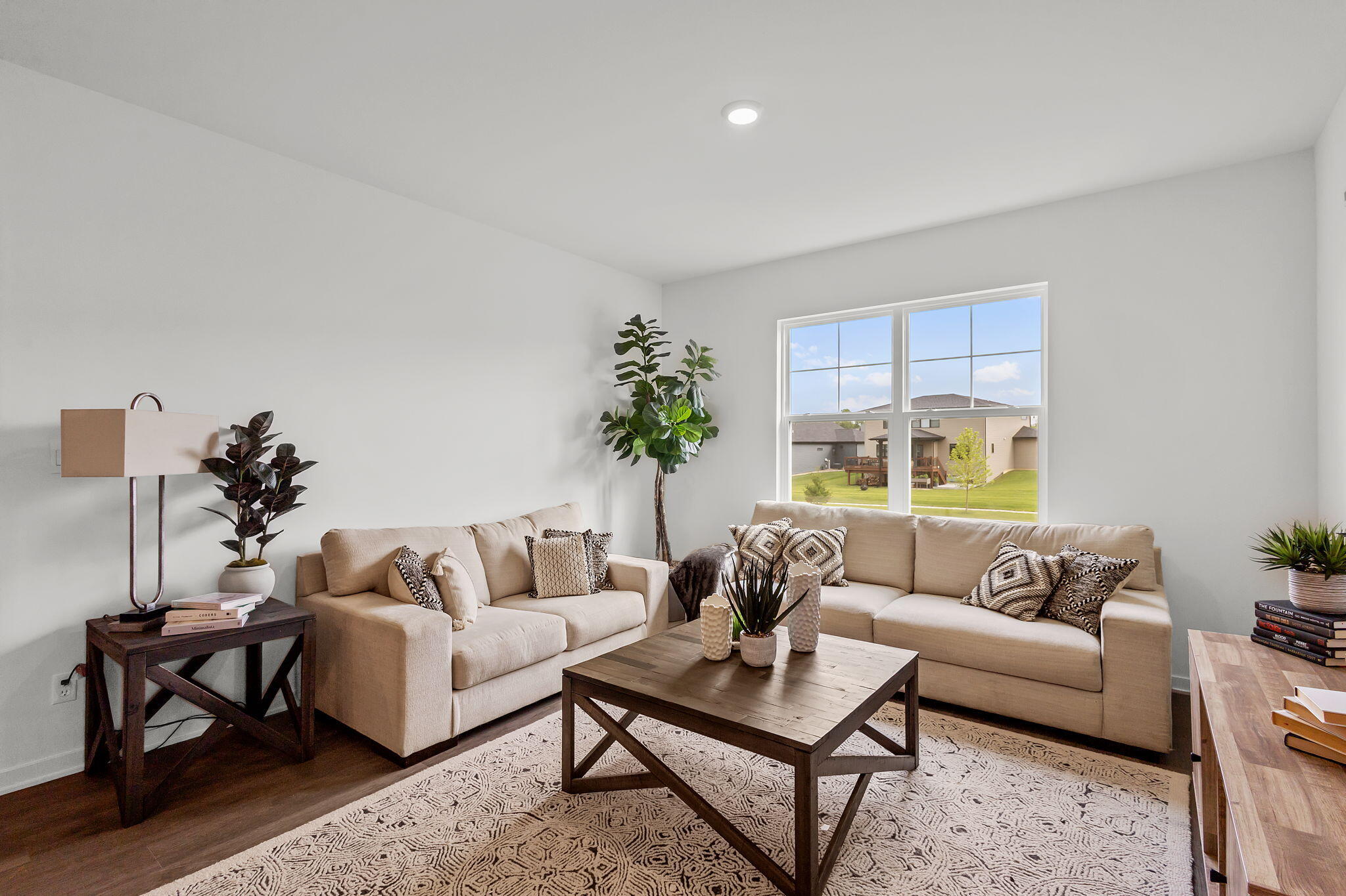 7486 East 116th Place Crown Point, IN 46307 - Photo 8 of 25 a living room with furniture and wooden floor