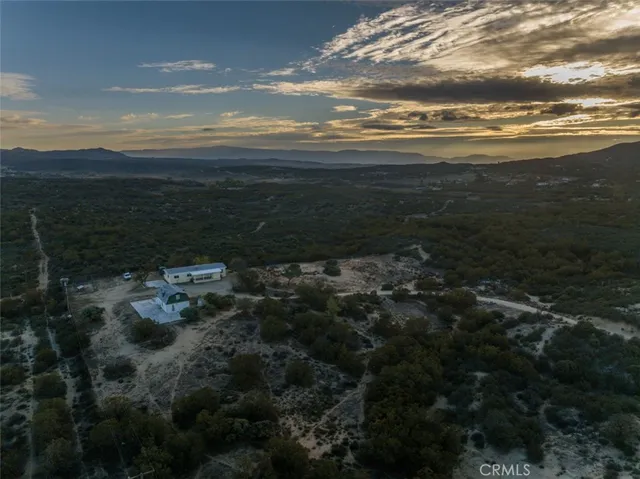 a view of city and mountain