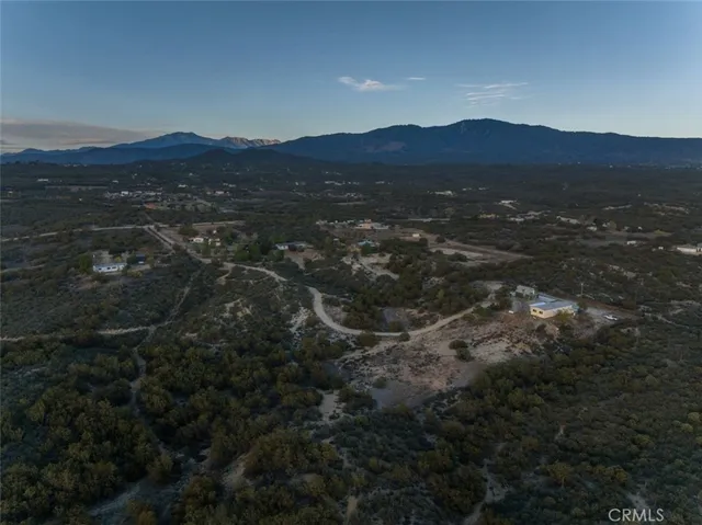 a view of city and mountain
