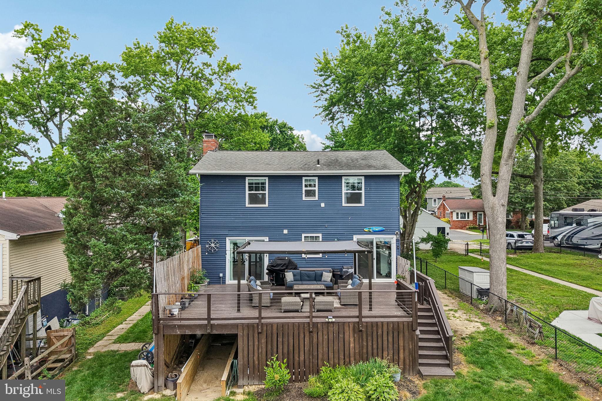 222 Bar Harbor Road Pasadena, MD 21122 - Photo 33 of 44 New 600sqft Deck!