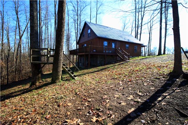 4705 Cole Ridge Road Beechgrove, TN 37018 - Photo 3 of 20 Plenty of room for parking. View of the rear deck and walk in storage underneath.