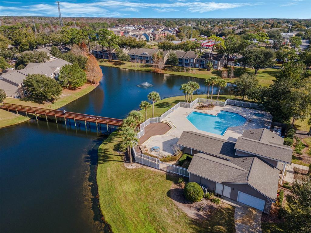 112 Reserve Circle, Unit 212 Oviedo, FL 32765 - Photo 47 of 54 an aerial view of a house with outdoor space lake view