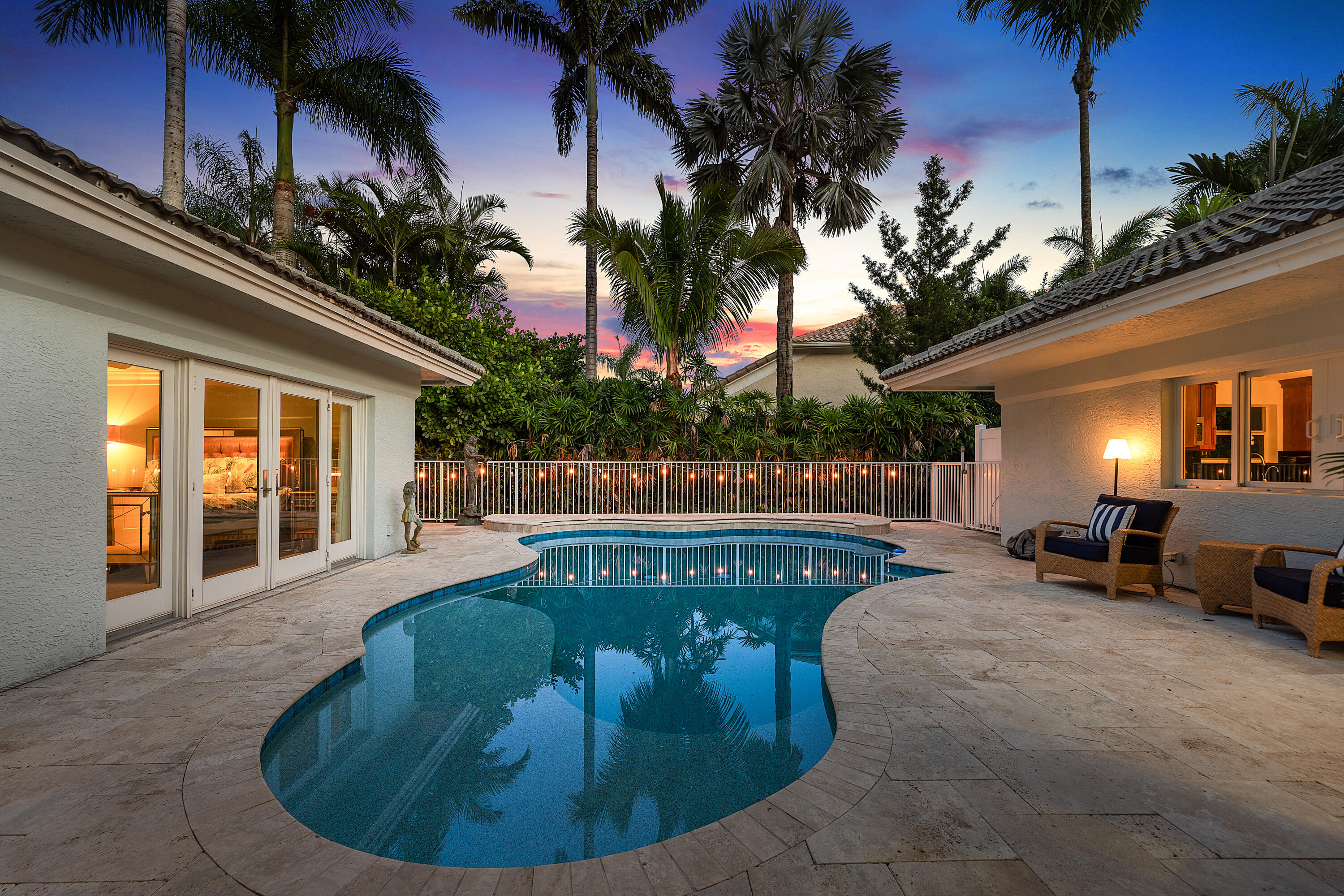 12108 Odyssey Road Boynton Beach, FL 33436 - Photo 28 of 50 Pool Night VIew