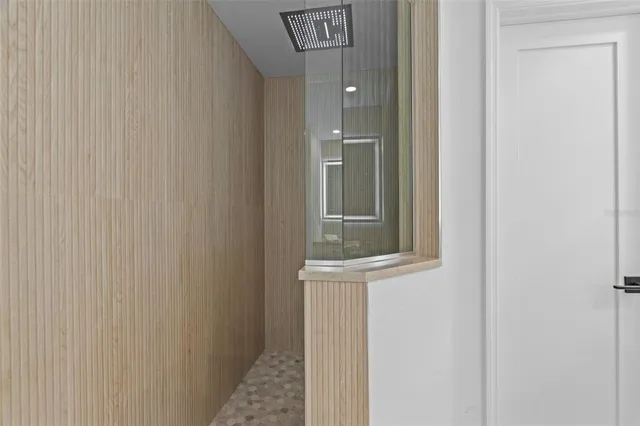 a view of front door of house