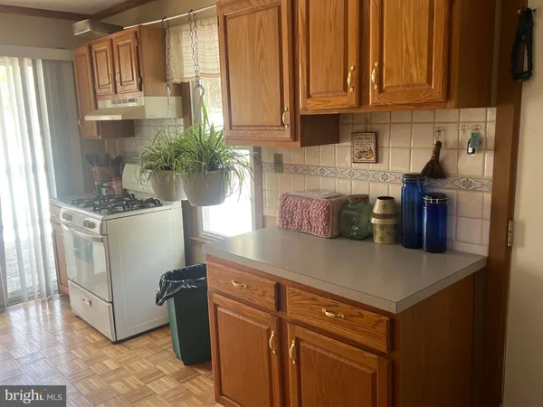 a view of a kitchen from the kitchen