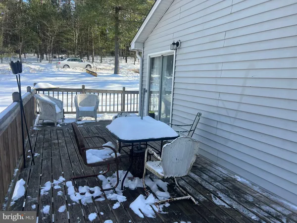 a outdoor view with a sitting space