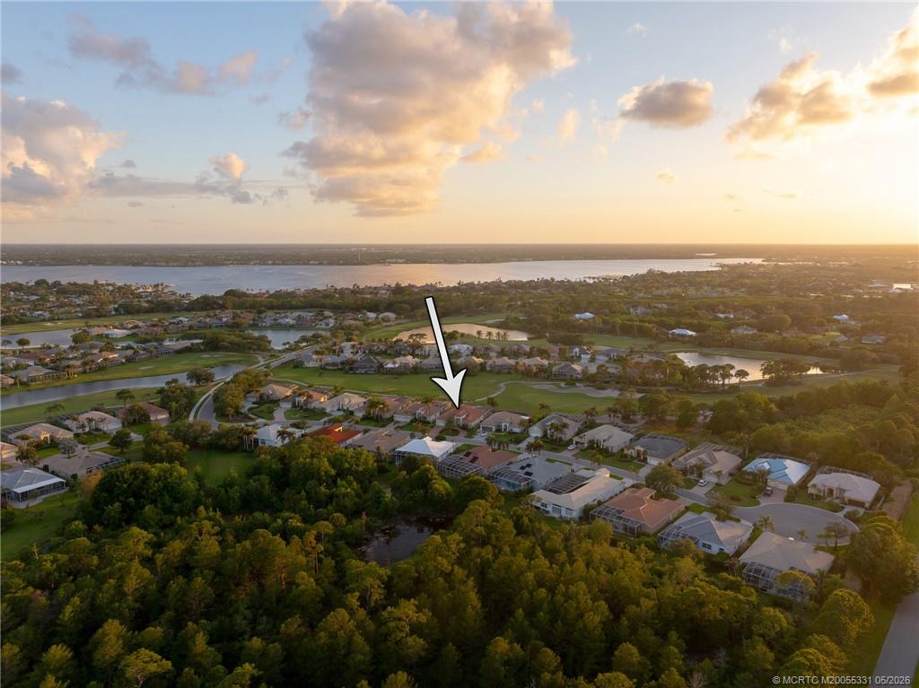 2216 Southeast Stonehaven Road Port St. Lucie, FL 34952 - Photo 46 of 67 an aerial view of residential house with outdoor space