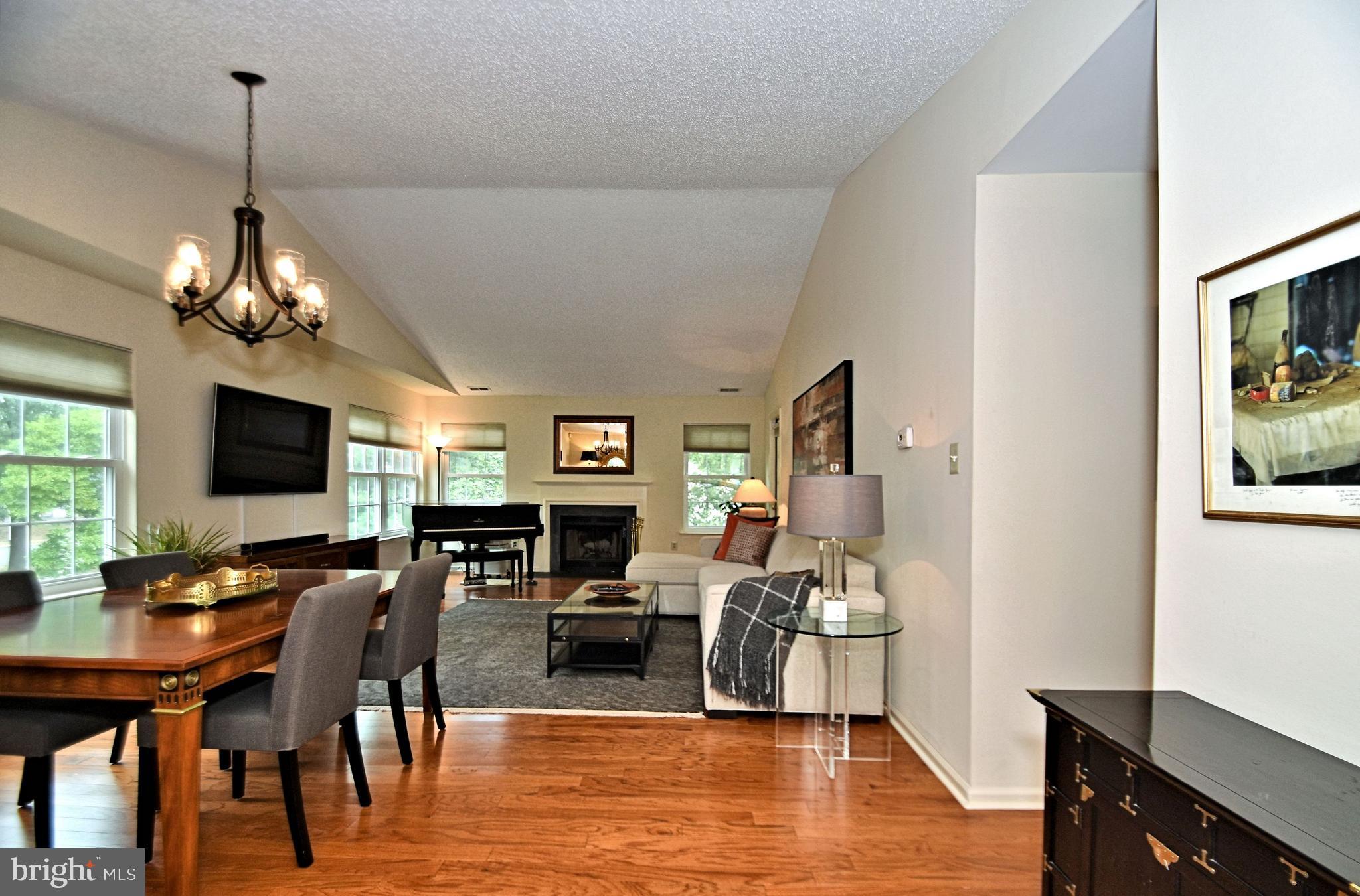 2602 Sterling Road, Unit 66 Yardley, PA 19067 - Photo 10 of 29 Living Room and Dining Room Open Floor Plan