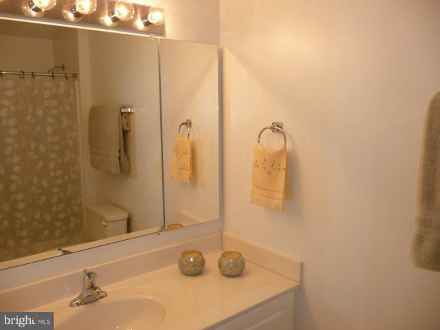 19355 Cypress Ridge Terrace, Unit 807 Leesburg, VA 20176 - Photo 28 of 29 a bathroom with a sink and mirror