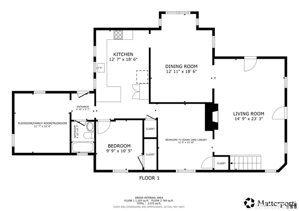 a picture of a floor plan