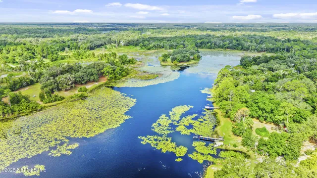 a view of a lake with a lake