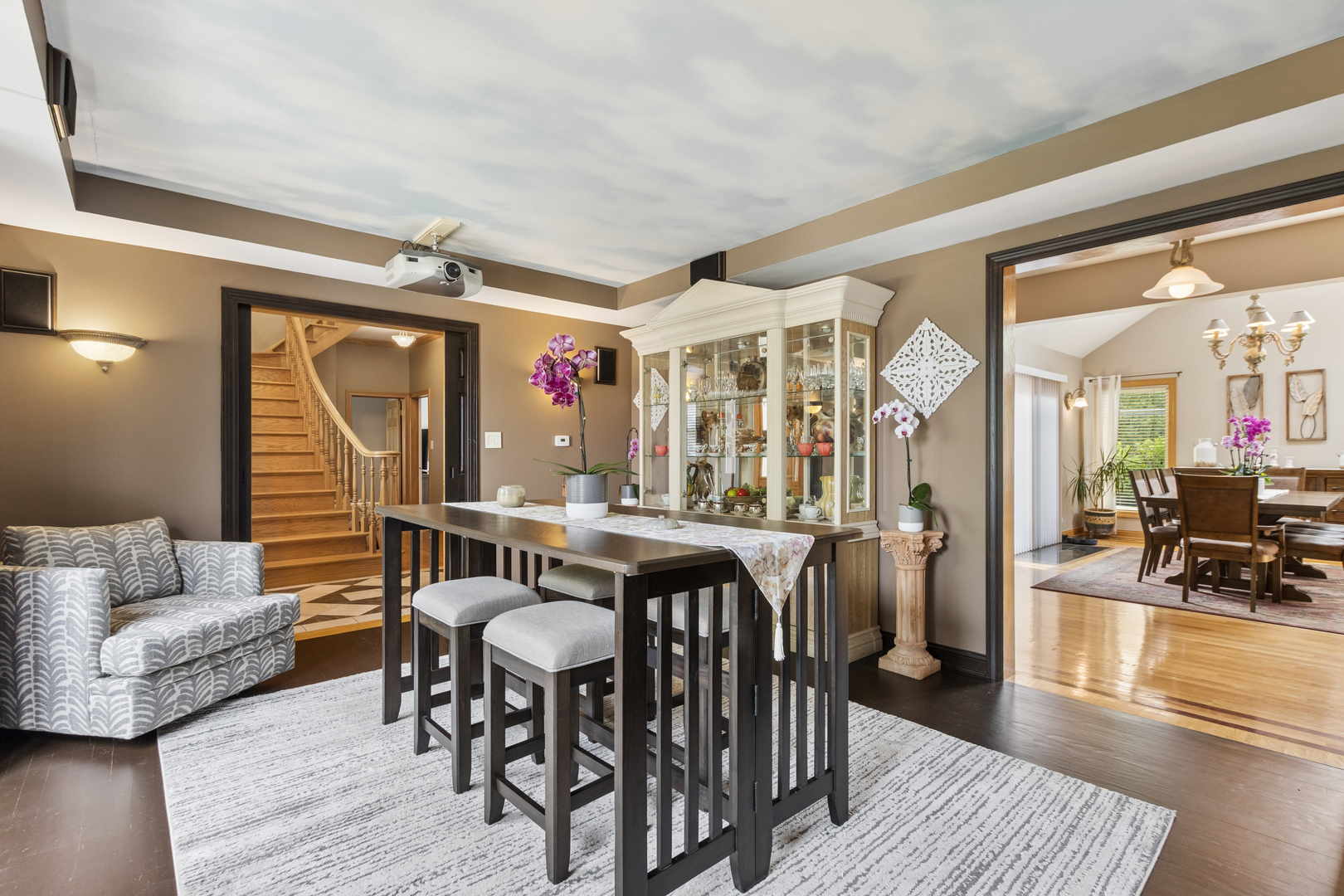 7911 West Rascher Avenue Chicago, IL 60656 - Photo 9 of 39 a view of a dining room with furniture and wooden floor