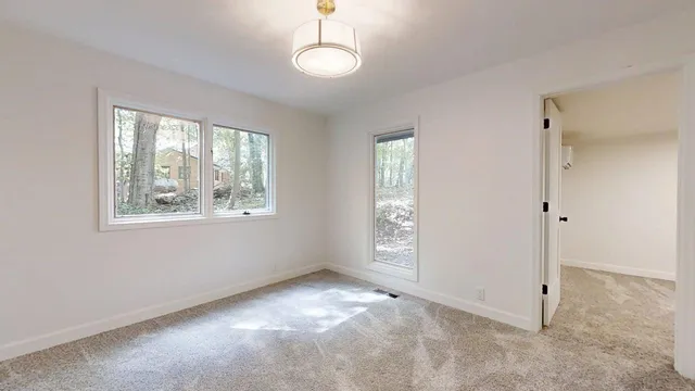 a view of empty room