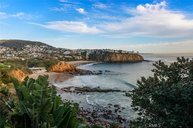 a view of a lake with a mountain