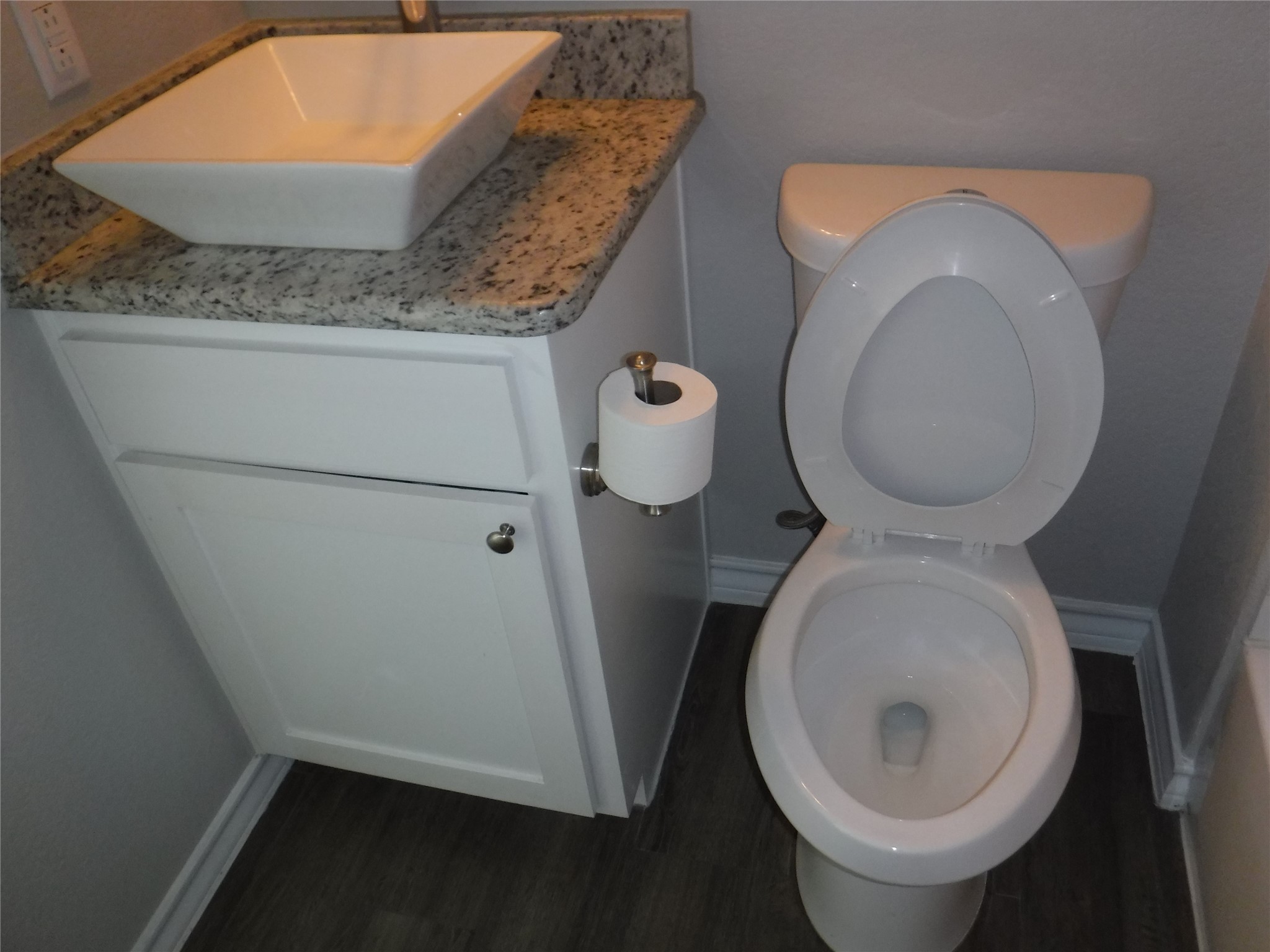 1633 Cree Trail Kingsland, TX 78639 - Photo 11 of 11 Half bath featuring toilet and vanity