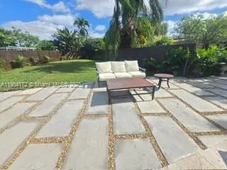 a outdoor space with furniture