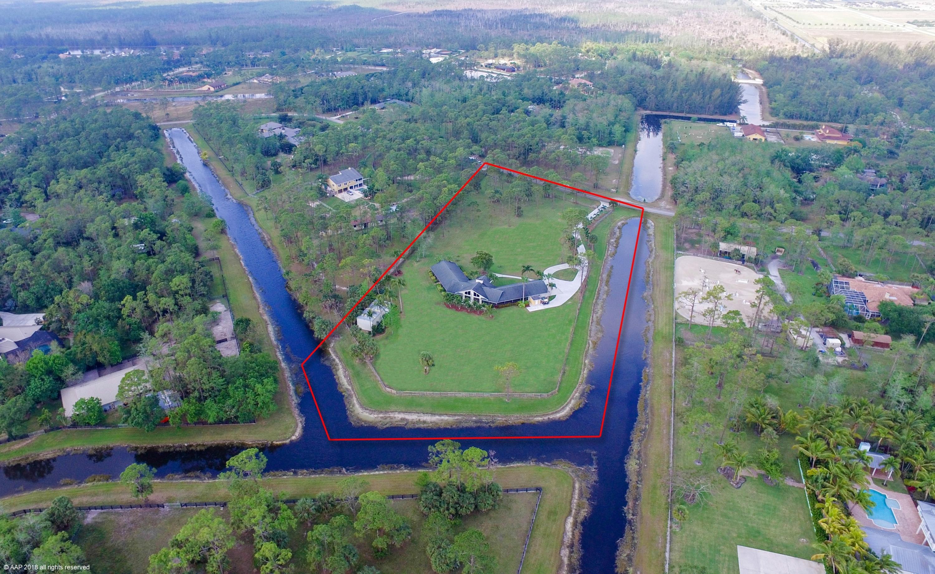 5968 Reynolds Road Lake Worth, FL 33449 - Photo 32 of 34 Rear Aerial