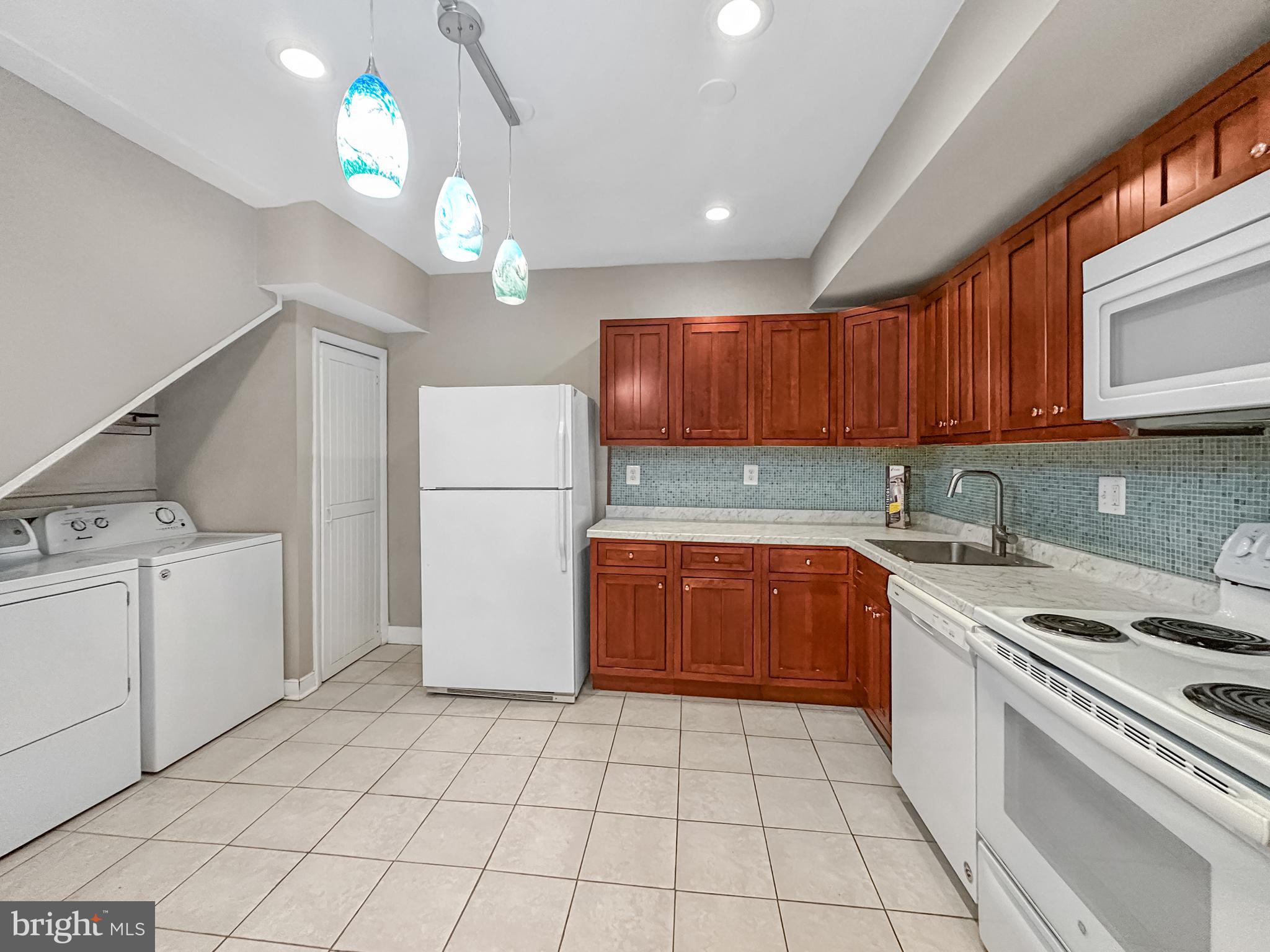 Kitchen could fit dining table