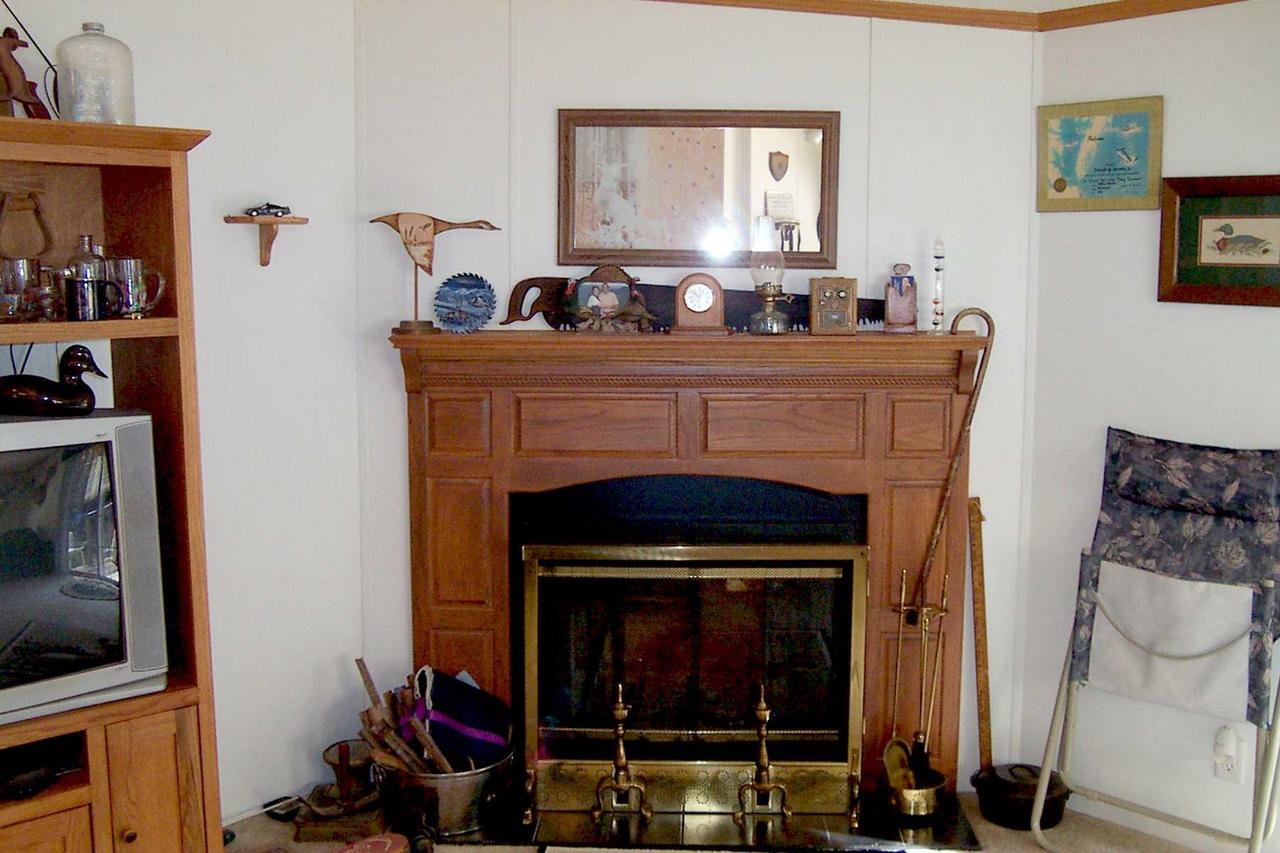 745 Cardinal Ridge Drive Rocky Mount, VA 24151 - Photo 3 of 9 Fireplace With Oak Mantle