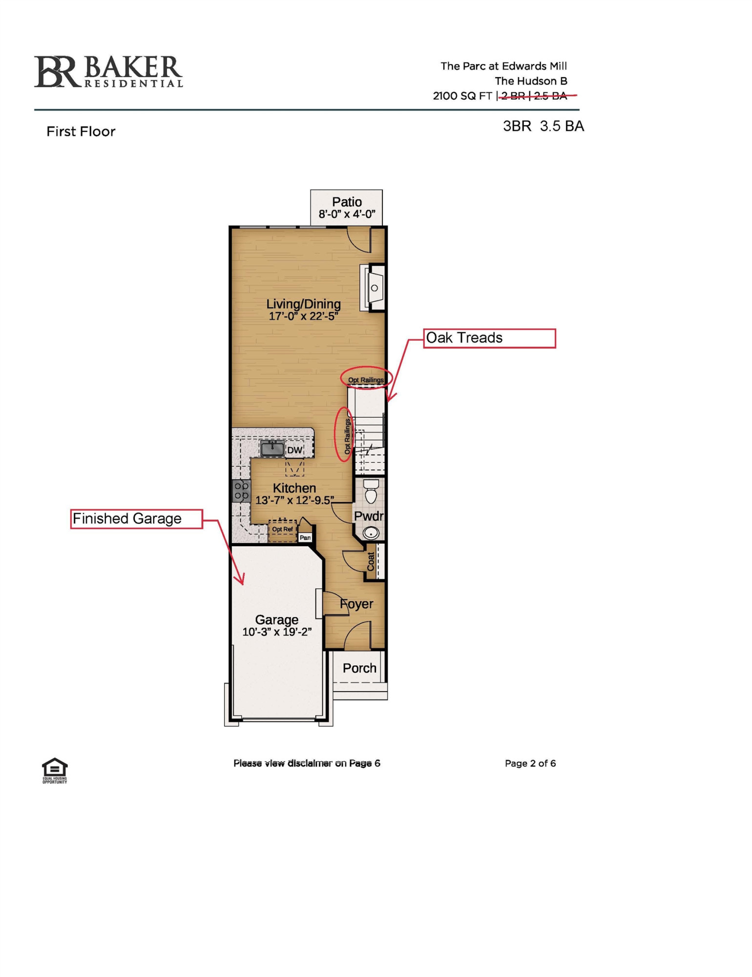3923 Milltown Rdg Run Raleigh, NC 27612 - Photo 21 of 23 1st Floor Plan
