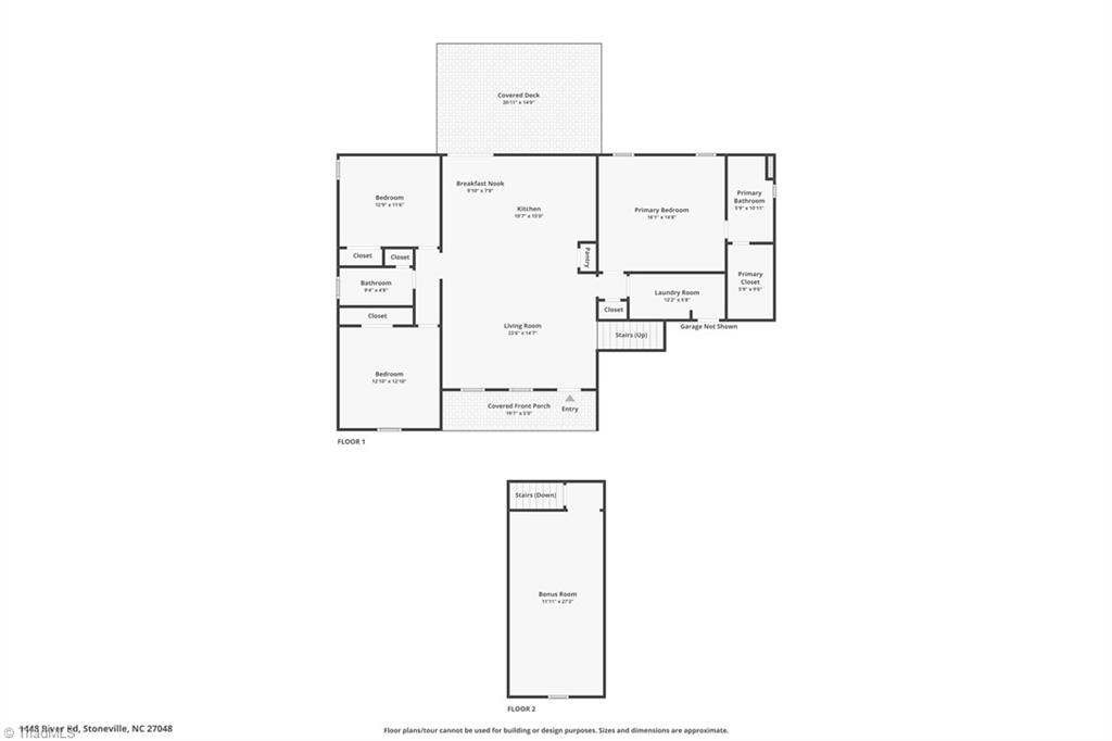 1448 River Road Stoneville, NC 27048 - Photo 26 of 26 Floorplan
