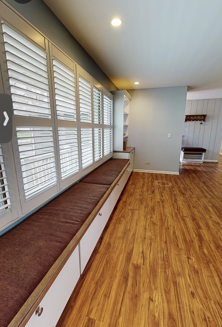 48 Lloyd Street Cary, IL 60013 - Photo 23 of 62 a view of a room with wooden floor and roof