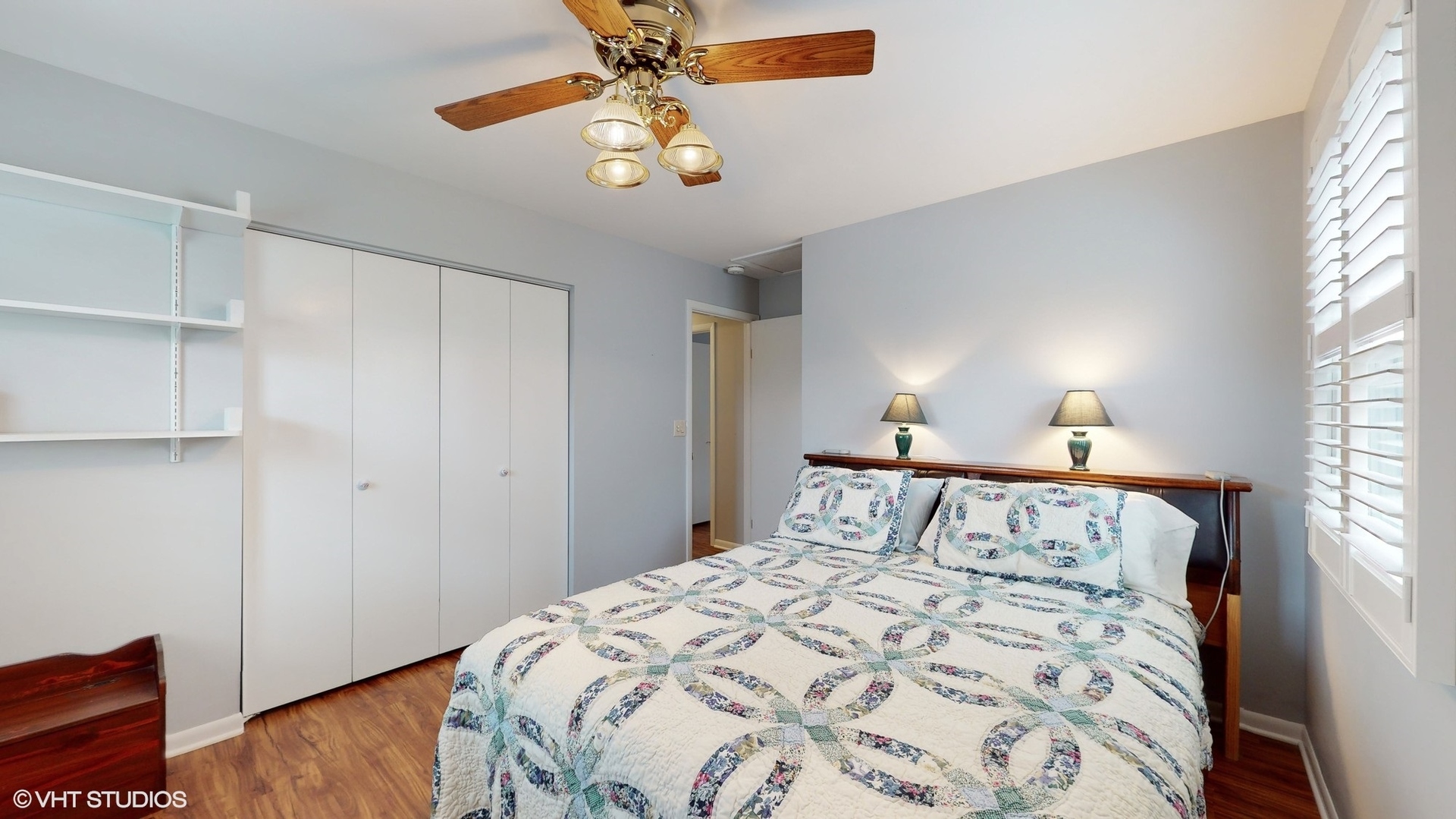 48 Lloyd Street Cary, IL 60013 - Photo 29 of 62 a bedroom with a bed and wooden floor