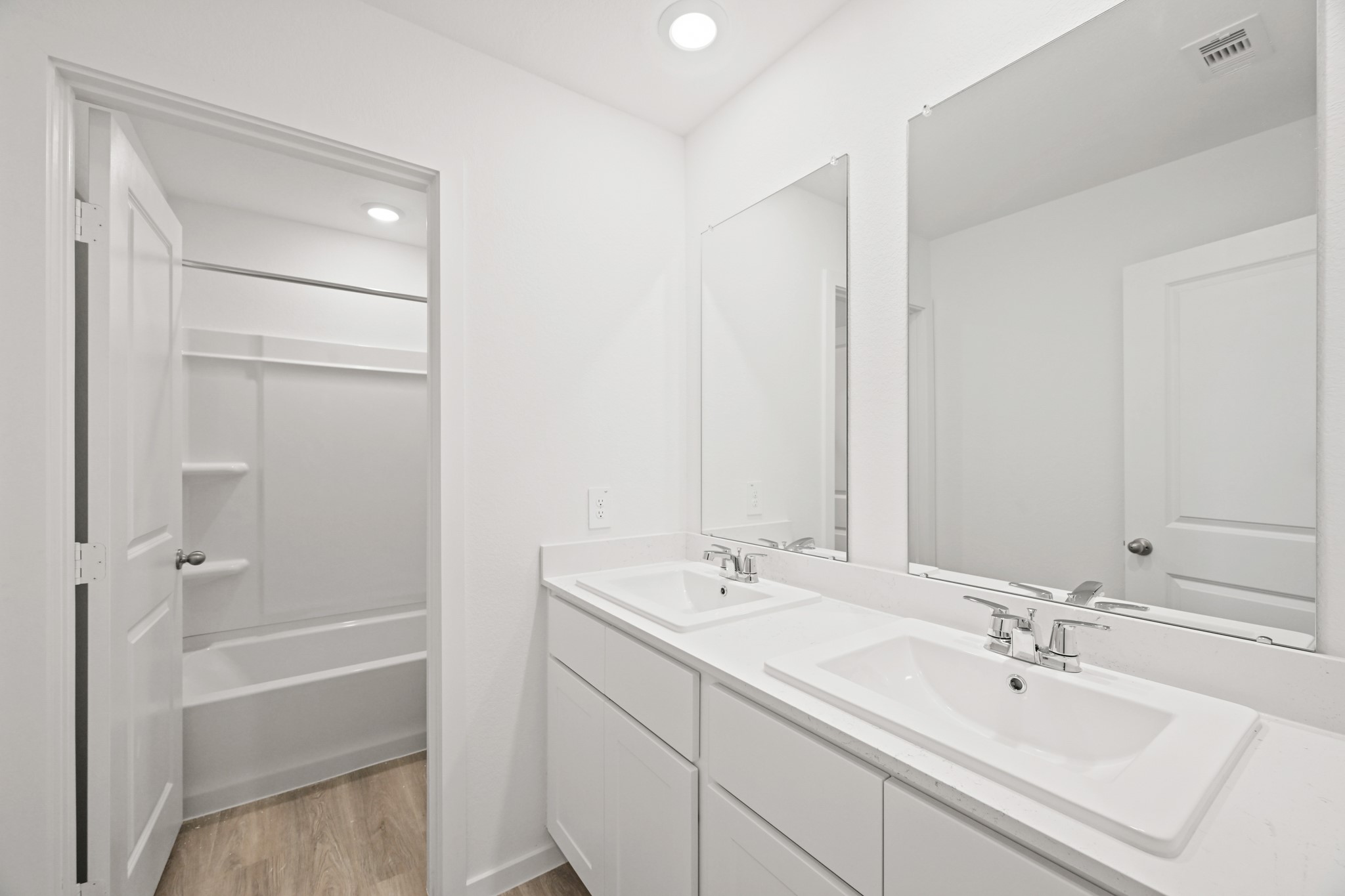 3032 Fall Gold Lane Katy, TX 77493 - Photo 12 of 24 a bathroom with a sink and a mirror
