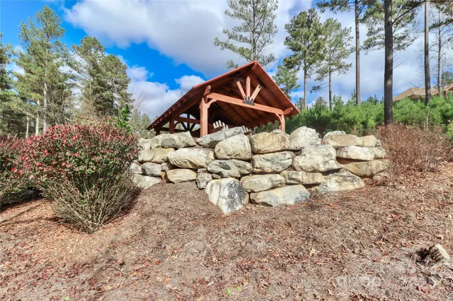 a view of yard and patio