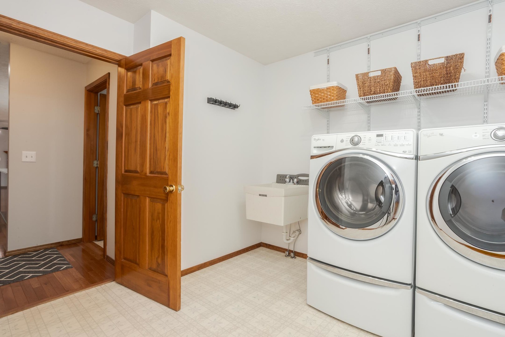 814 Landau Lane Normal, IL 61761 - Photo 27 of 58 a view of a storage & utility room with washer and dryer