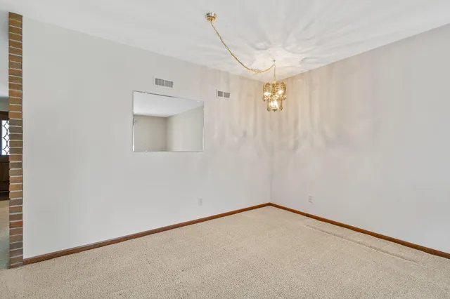 a view of an empty room