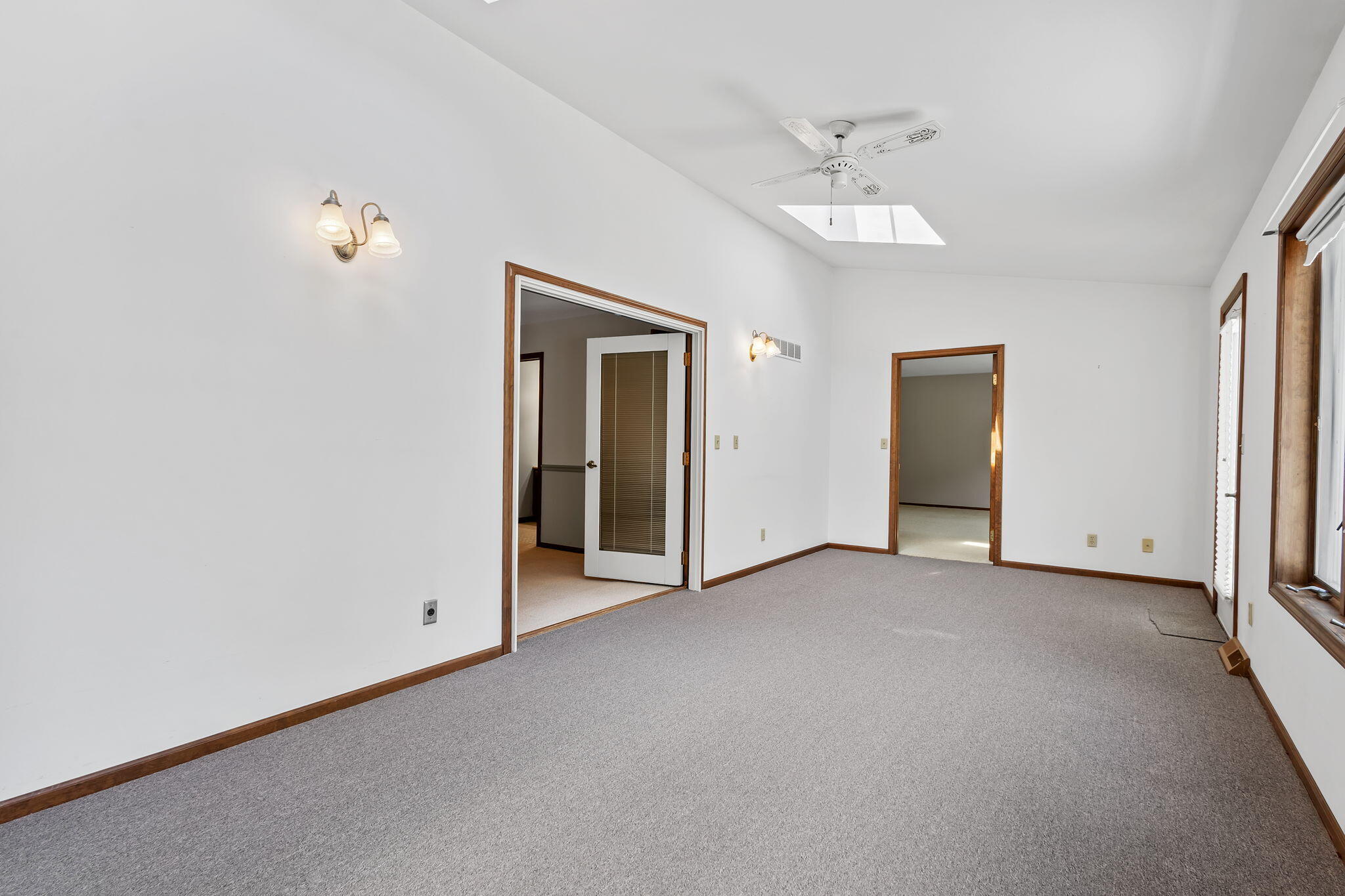 1905 Juniper Street Southwest De Motte, IN 46310 - Photo 19 of 42 an empty room with fan and entrance