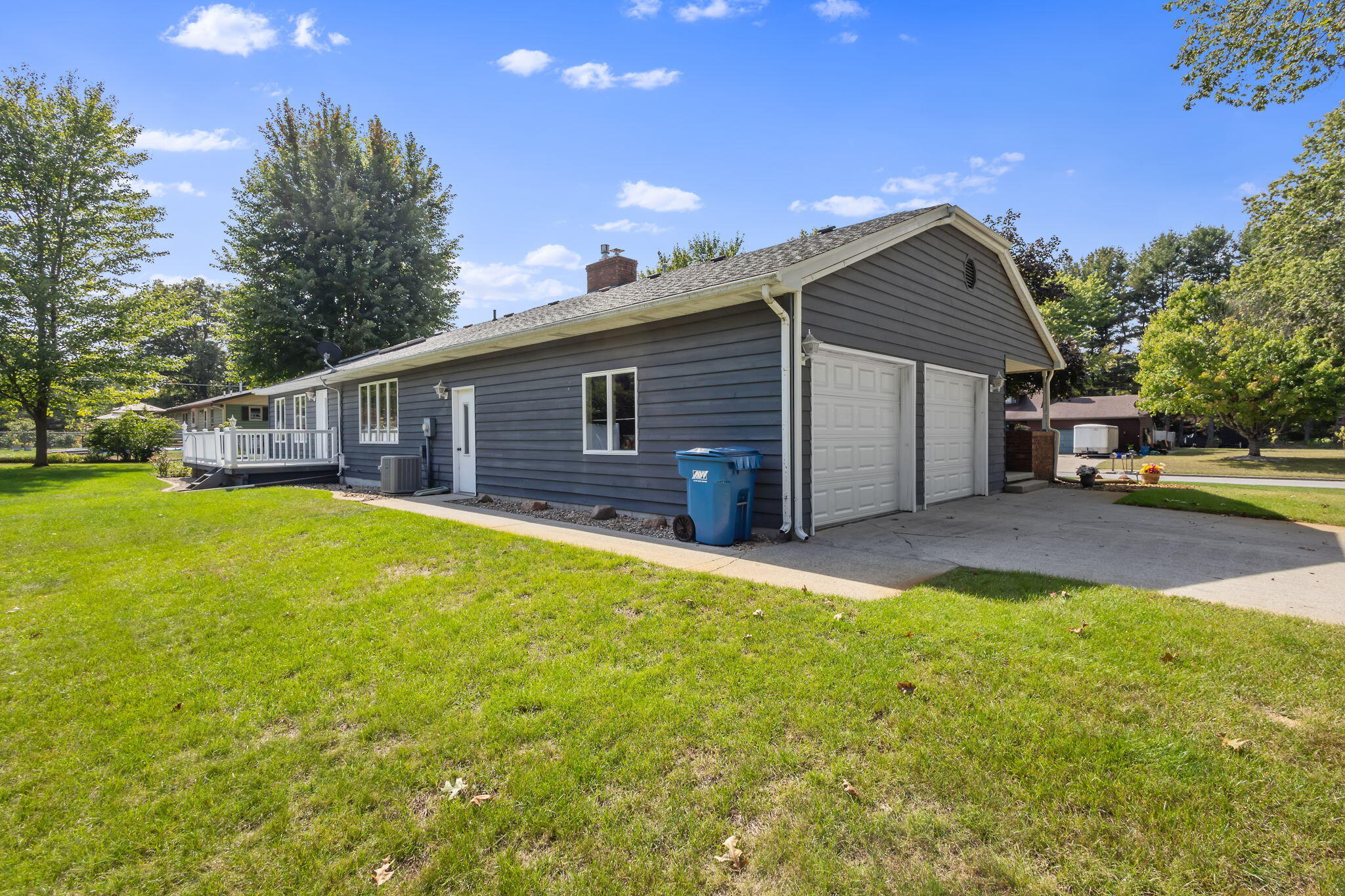 1905 Juniper Street Southwest De Motte, IN 46310 - Photo 36 of 42 a view of a house with backyard and sitting area