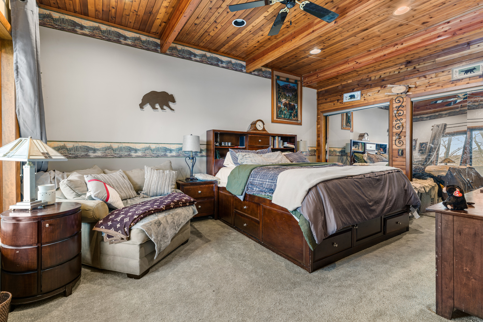 12300 River Road Plano, IL 60545 - Photo 18 of 25 a bedroom with bed or furniture and a couch