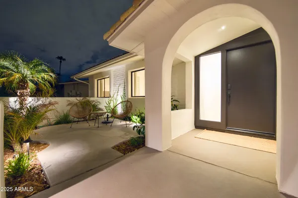 front view of house with a yard