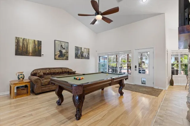 a bathroom with a sink vanity and a mirror