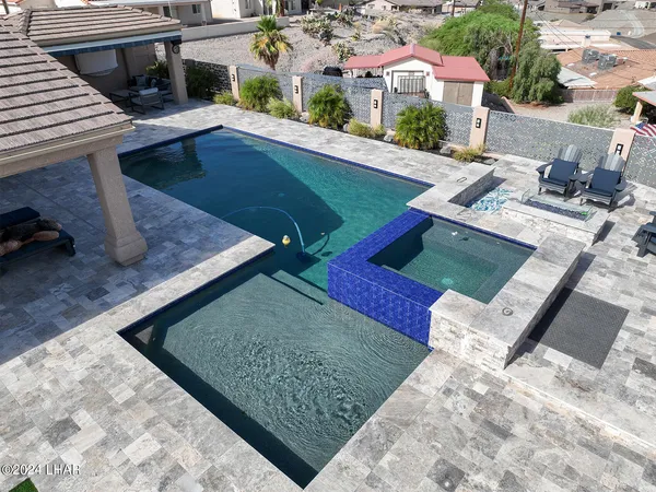 a view of a house with a patio