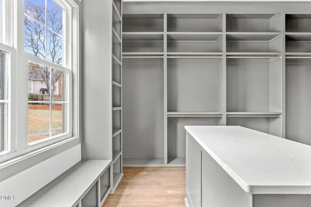 a view of closet area