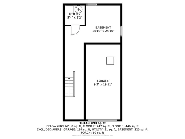a picture of a bench in a white building